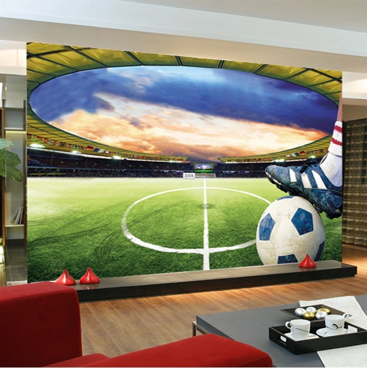 3d Papel De Parede Sports 3d Murals Wallpaper Football Soccer Mural For  Living Room 3d Wall Photo Mural Wall Paper 8d/5d - Wallpapers - AliExpress