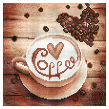 

Full Drill 5D DIY Diamond Painting Coco Coffee bean Cross Stitch Diamond Embroidery Diamond Mosaic Painting
