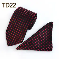ГКНТ бренд Дизайн новый красный горошек черного Для мужчин s Галстуки для Для мужчин шелковый галстук тонкий свадебные галстуки с матча