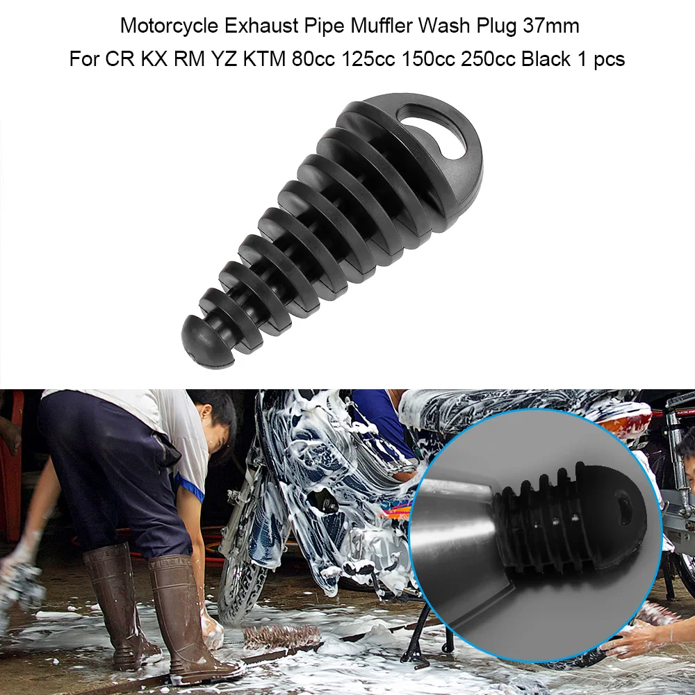 Wash Plug Silencer Muffler Exhaust Pipe Dirt Pit Bike 4 Stroke 15 38mm
