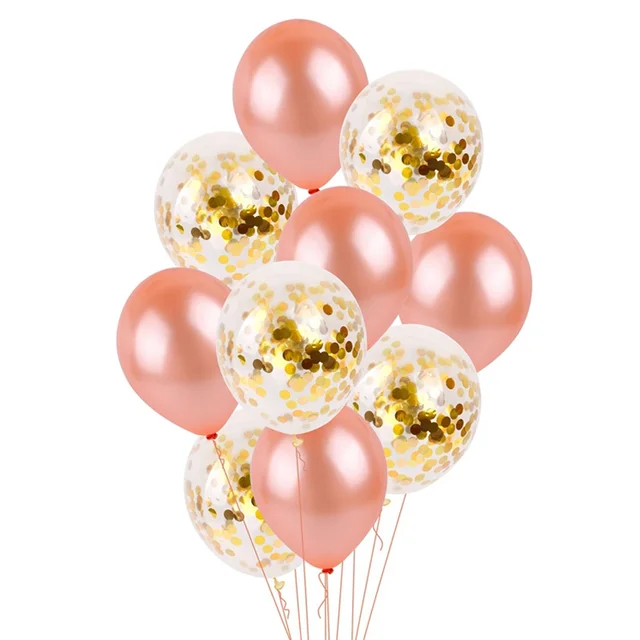 12inch Rose Gold Balloons Wedding Decoration Latex Balloons Happy