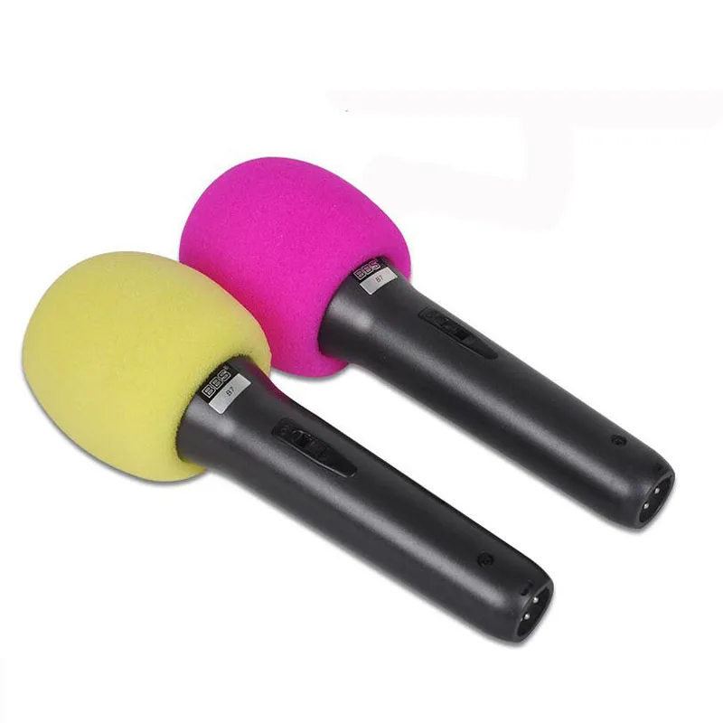 Microphone Foam Thicken Mic Cover Sponge Professional Studio WindScreen Protective Grill Shield Soft Microphone Cap microphone cover microphone accessories microphone windscreen microphone grill mesh