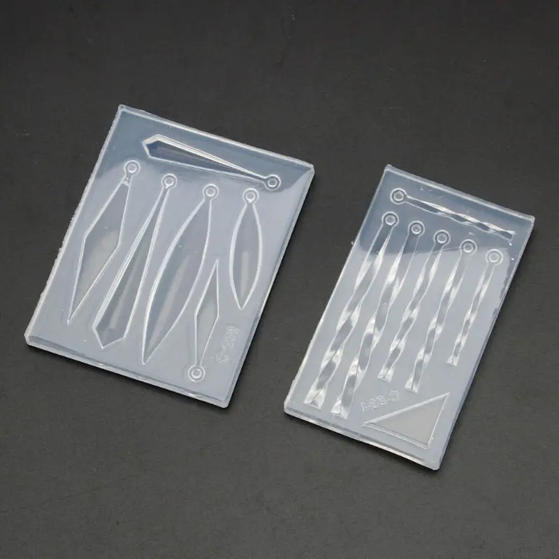 DIY серьги ожерелье Бар формочка для силиконовой подвески формы для эпоксидной смолы ювелирные изделия инструменты