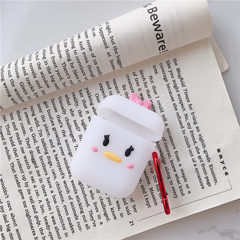 Cute Cartoon Soft Silicone Case For Apple Airpod Shockproof Cover For Apple AirPods Earphone Cases Cover Air Pods Protector Case