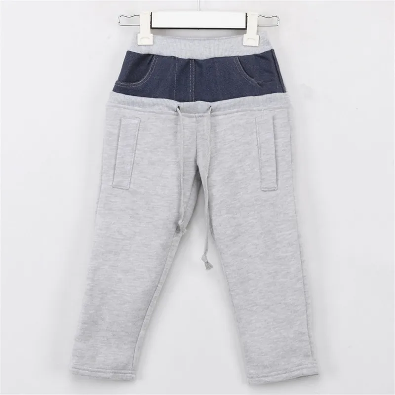 3 12Y Cotton Pocket Kids Boys Pants For Girls Baby Fleece Casual Long ...