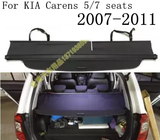 

Car Rear Trunk Security Shield Cargo Screen Shield shade Cover Fits For KIA Carens 5 / 7 Seats 2007 2008 2009 2010 2011