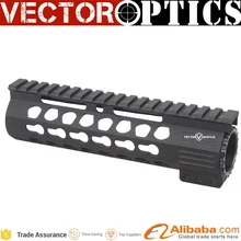 10 шт векторная Оптика Супер тонкий Стиль 7 дюймов Карабин Float цевье для винтовки рельса с стальная муфта ствола для AR15 M4 M16