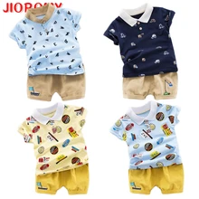 JIOROMY/осенний комплект одежды для мальчиков 0-3 лет, новинка года, модная Стильная хлопковая одежда с круглым вырезом и длинными рукавами и принтом медведя для маленьких мальчиков, k1