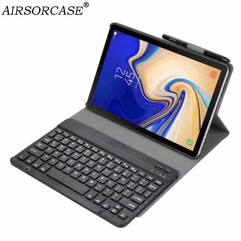 

Split type Keyboard Wireless Bluetooth Tablet Case for Samsung Galaxy Tab S4 10.5 SM-T830 T835 Case Cover PU Leather Back Cover
