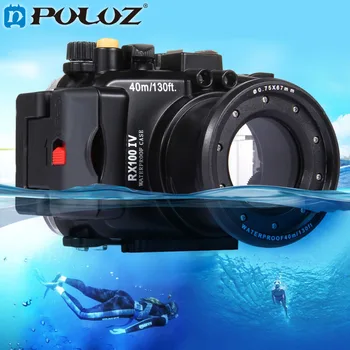 

PULUZ 40m 1560 inch 130 ft Depth Underwater Swimming Diving Case Waterproof Camera bag Housing case for Sony RX100 IV
