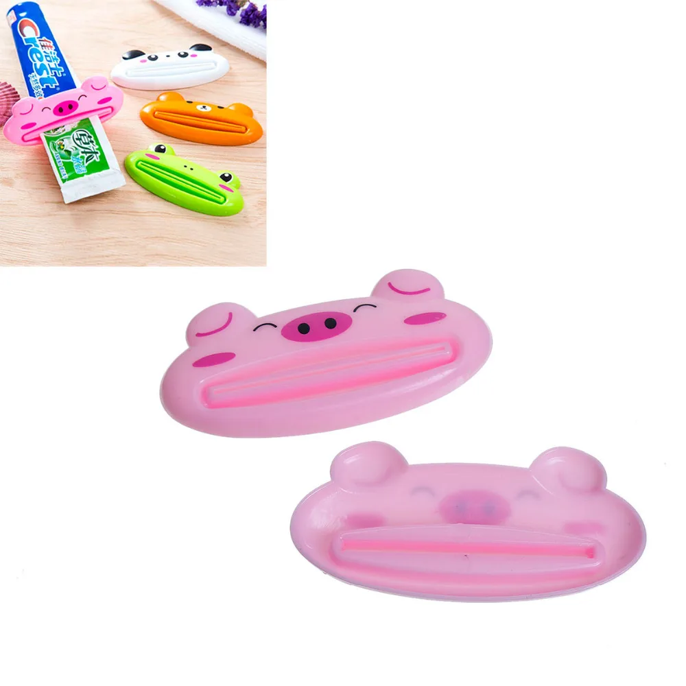 1 Piece Plastic Cartoon Toothpaste Dispenser Cleanser Squeezer Extruder Bathroom Accessories Piggy / Frog / Bear / Panda 9x4.1cm 1 Piece Plastic Cartoon Toothpaste Dispenser Cleanser Squeezer Extruder Bathroom Accessories Piggy / Frog / Bear / Panda 9x4.1cm