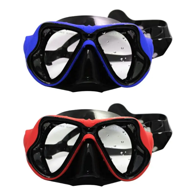 Новые очки-маска для ныряния из закаленного стекла для взрослых, подводное плавание, водонепроницаемые, герметичные, удобные, подходят для