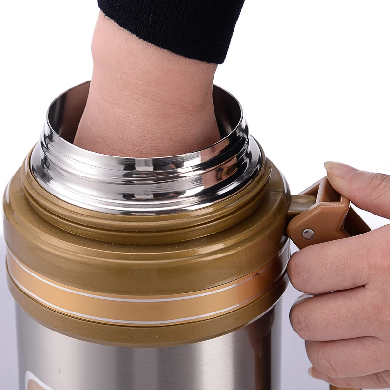 

304 Stainless Steel insulated Thermos Bottle 2.2L Thermo cup Travel Coffee Mugs Thermal vaccum water bottle Thermal cup