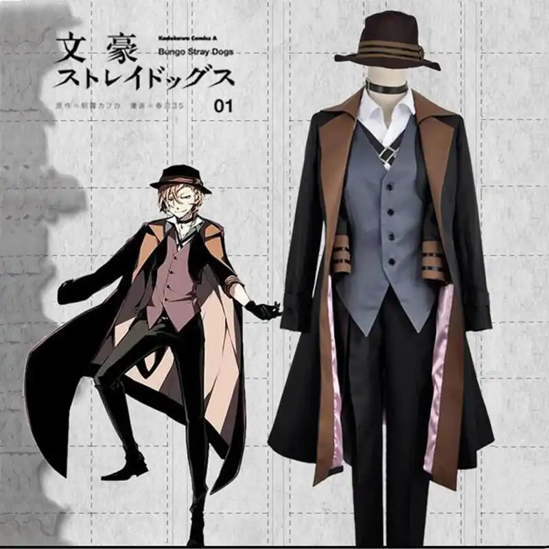 Xcjlw Chuya Nakahara Cosplay Bungou Stray Dogs Costume Port Mafia Xcjlw Chuya Nakahara Cosplay Bungou Stray Dogs Costume Port Mafia