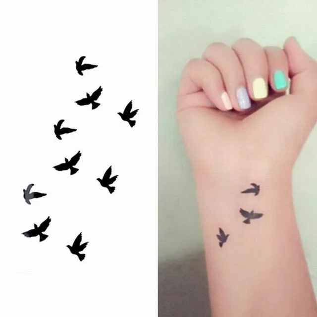 2set cute bird design waterproof temporary tattoo products body 2set cute bird design waterproof temporary tattoo products body