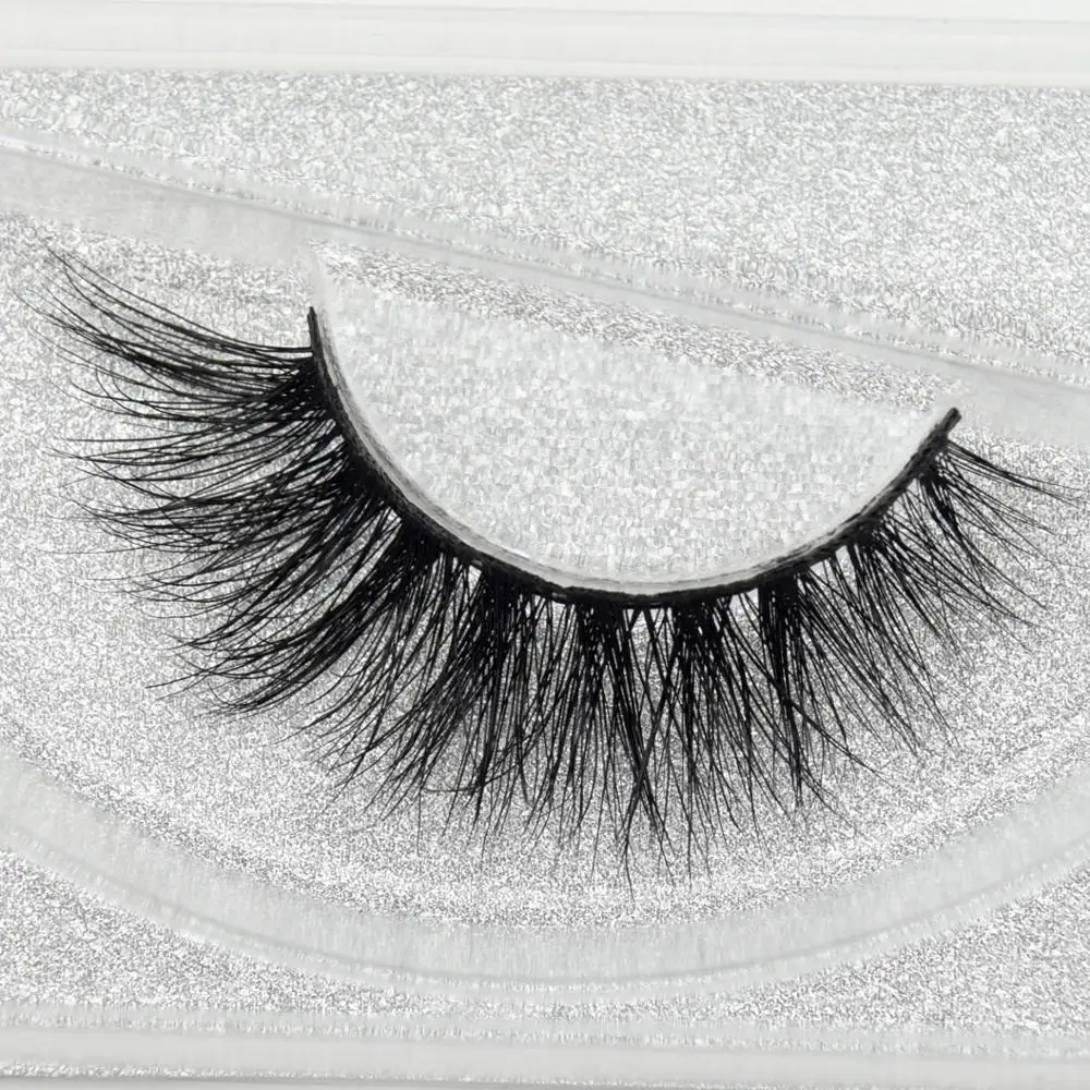 

Visofree Lashes 3D Mink Eyelashes Volume Mink Eyelash Extensions Thick Mink Lashes Cruelty free Fluffy Natural False Lashes D113