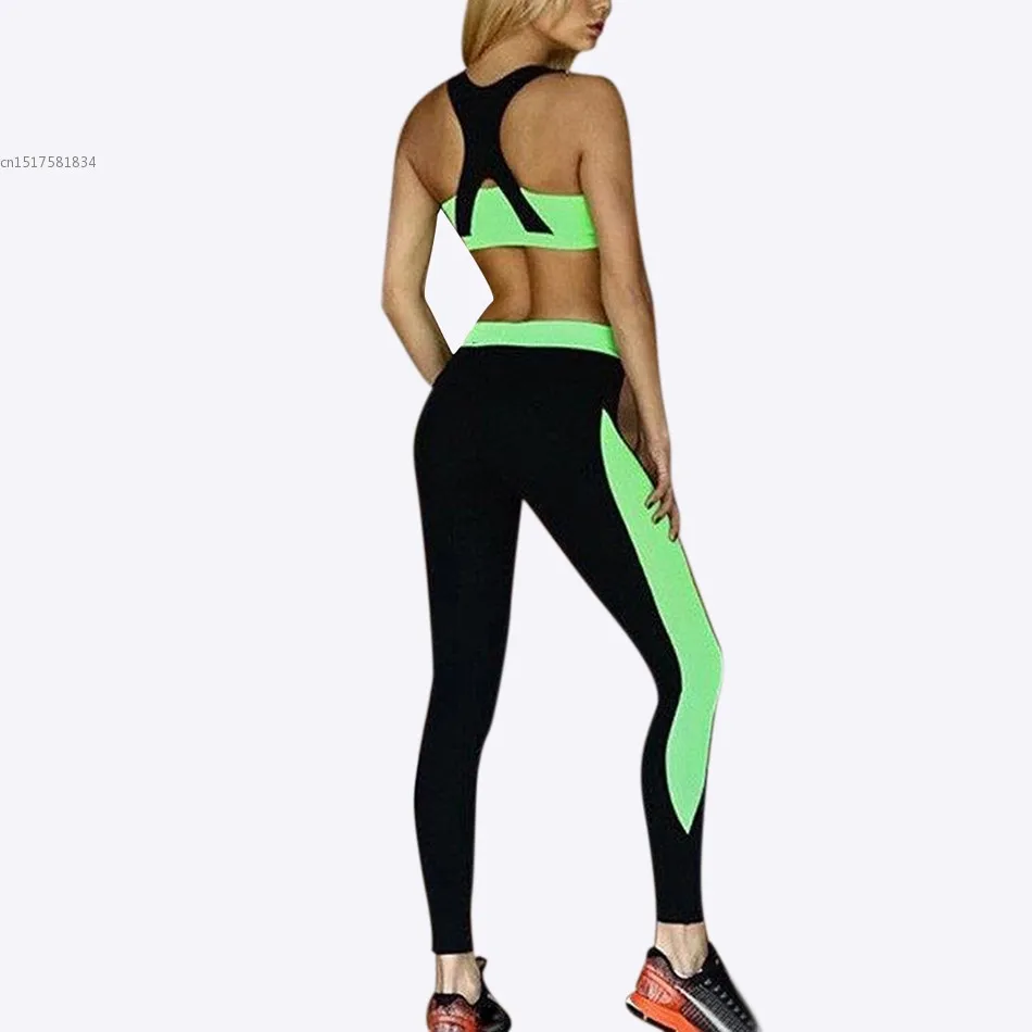 

Women Sexy Sports Set Clothing Set Gym Slim Clothes Summer Sport Suit Fitness Sport Bra Pants Set Costume Women Tracksuits 41