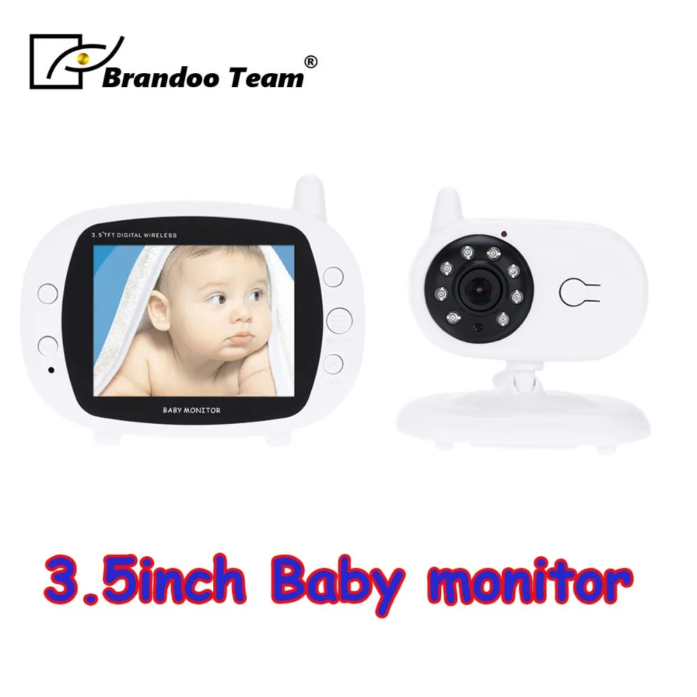 

3.5" Wireless Baby Monitor 2.4GHz With Two Way Intercome 8IR LED 3 Lullabies Baby Camera Security Surveillance Camera