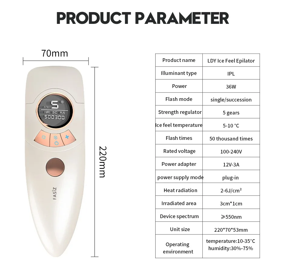 permanente depilação a laser display lcd depilador