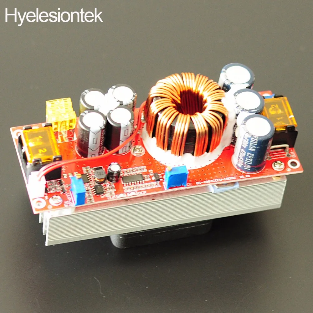 1500W 30A CC CV Boost Converter DC-DC Step Up Power Supply Adjustable Module DC 10V-60V to 12V-90V