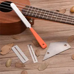 1 комплект Аксессуары для гитары напильник для ладов гитары Luthier файл Прорезыватель пазов для струн выравнивания защита для грифа