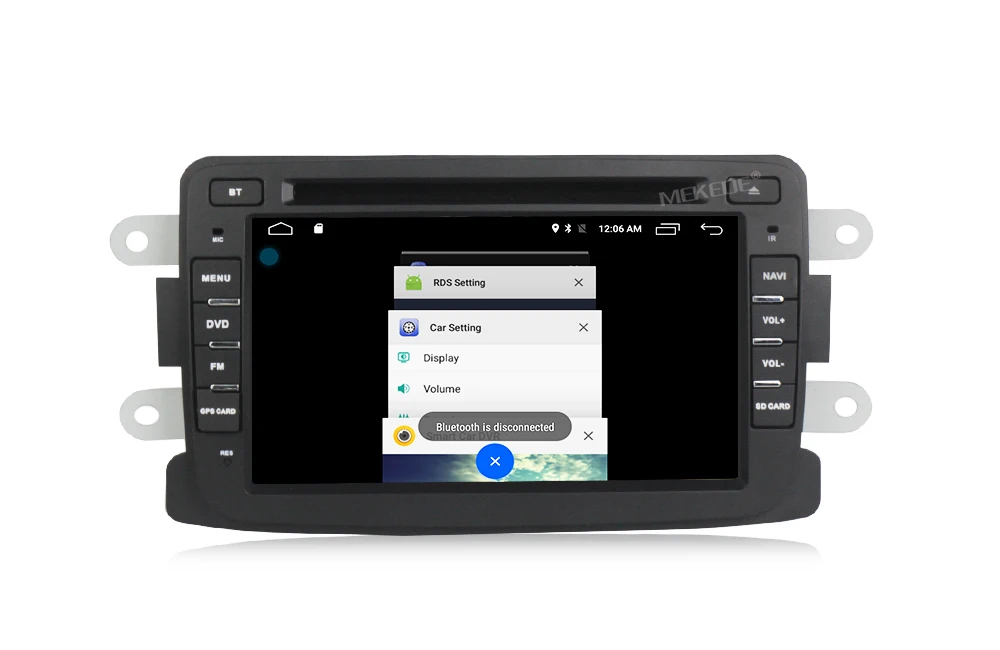 Perfect MEKEDE 4g LTE Android 7.1 Car DVD Player For Dacia Sandero Duster Captur Lada Xray 2 Logan Trafic X83 2014 GPS radio 20
