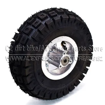 

3.00-4 Electric Scooter Rear Wheel with tyre Alloy Rim hub and inner tube wheels Gas scooter bike motorcycle