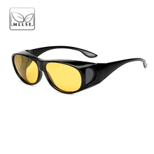 MLLSE бренд ночного видения очки драйверы очки для мужчин для женщин светящиеся вождения очки защитные шестерни солнцезащитные очки