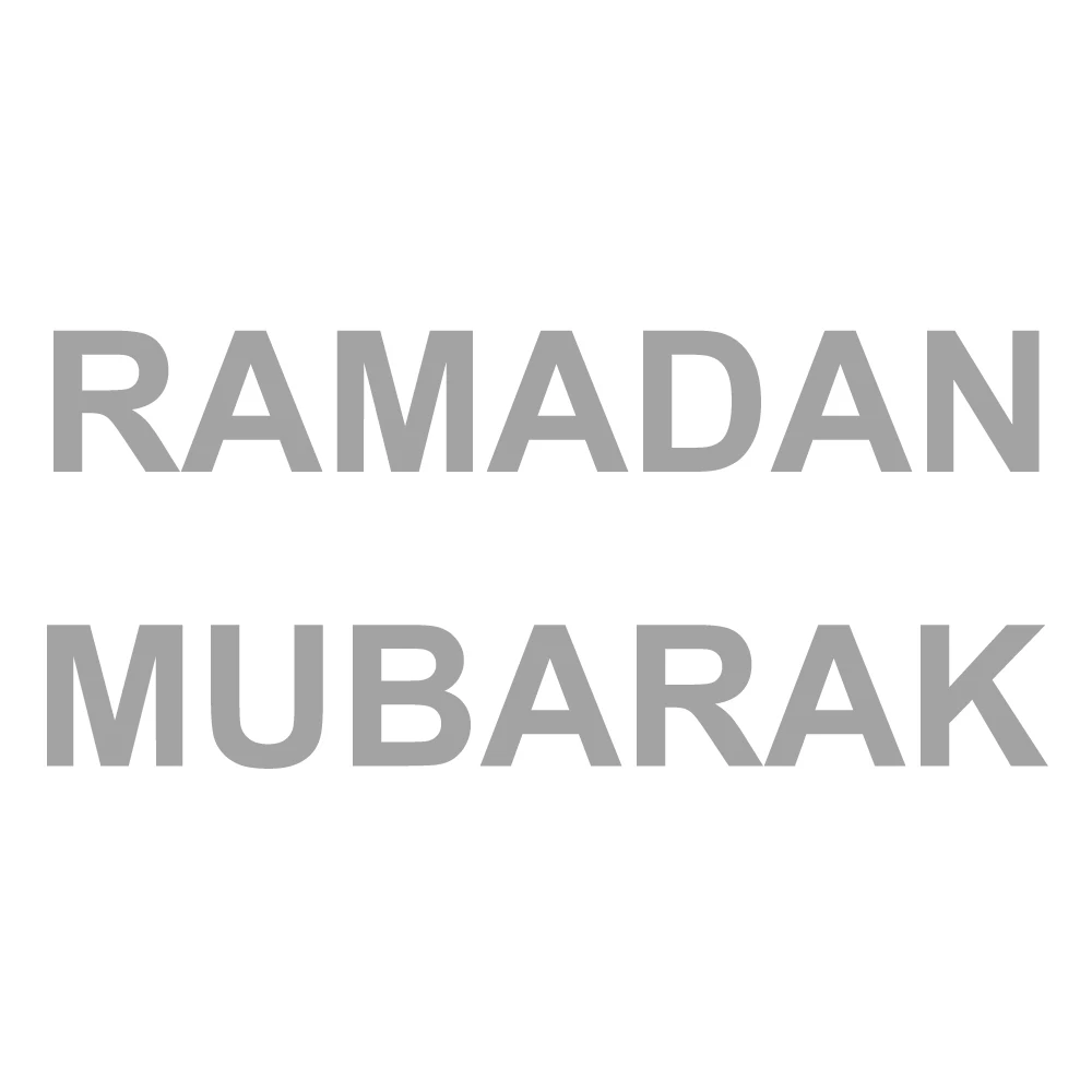 1 комплект пользовательских баннеров Блестящий золотистый Серебристый Рамадан Мубарак баннер для мусульманских Eid Mubarak EID вечерние украшения HL021 - Цвет: Серебристый