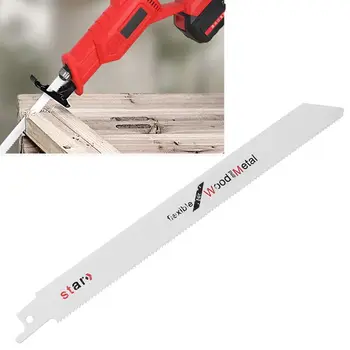

Newest 1pcs High Carbon Steel S1025BF 200mm 8" Reciprocating Saw Blade Effective Flexible For Cutting Wood Woodworking