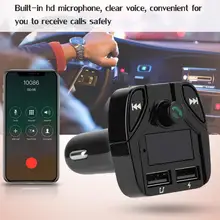 Для Carc4 автомобильный fm-радиопередатчик Черный Автомобильный HD Bluetooth плеер с интерфейсом USB2.0