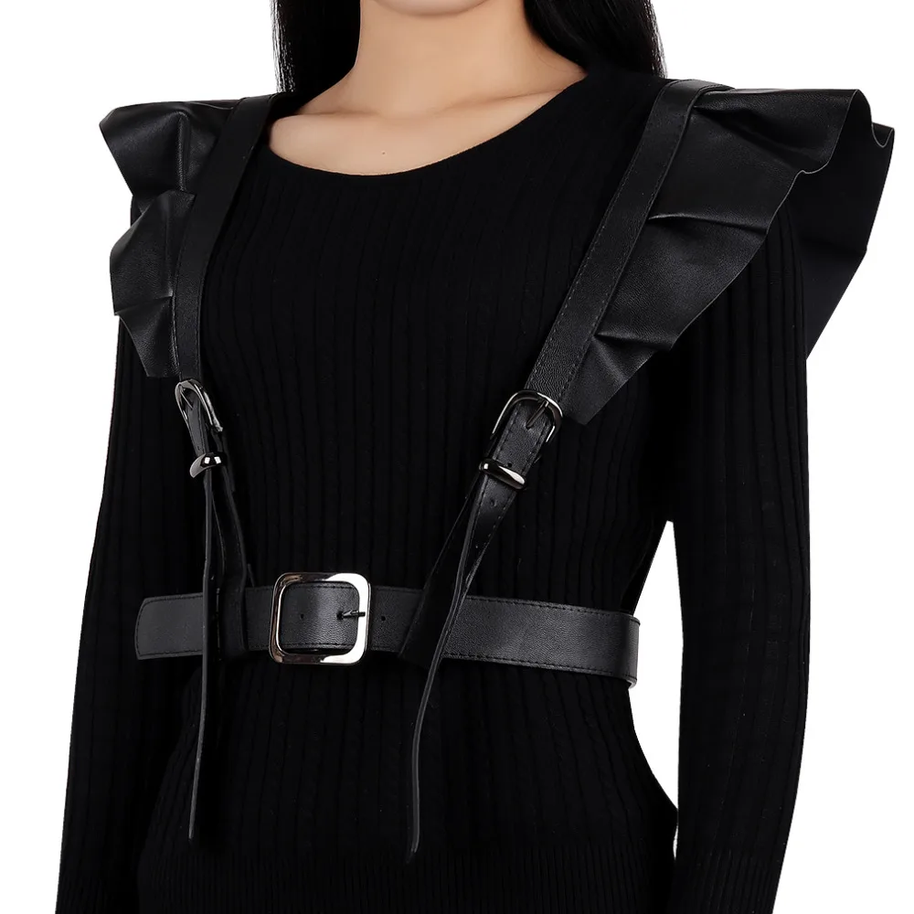 Fashion Women's Harness Body Belts Sexy High Waist Garter Belts Bonding Belts Punk Bandages Adjustable Slings from Waist to leg