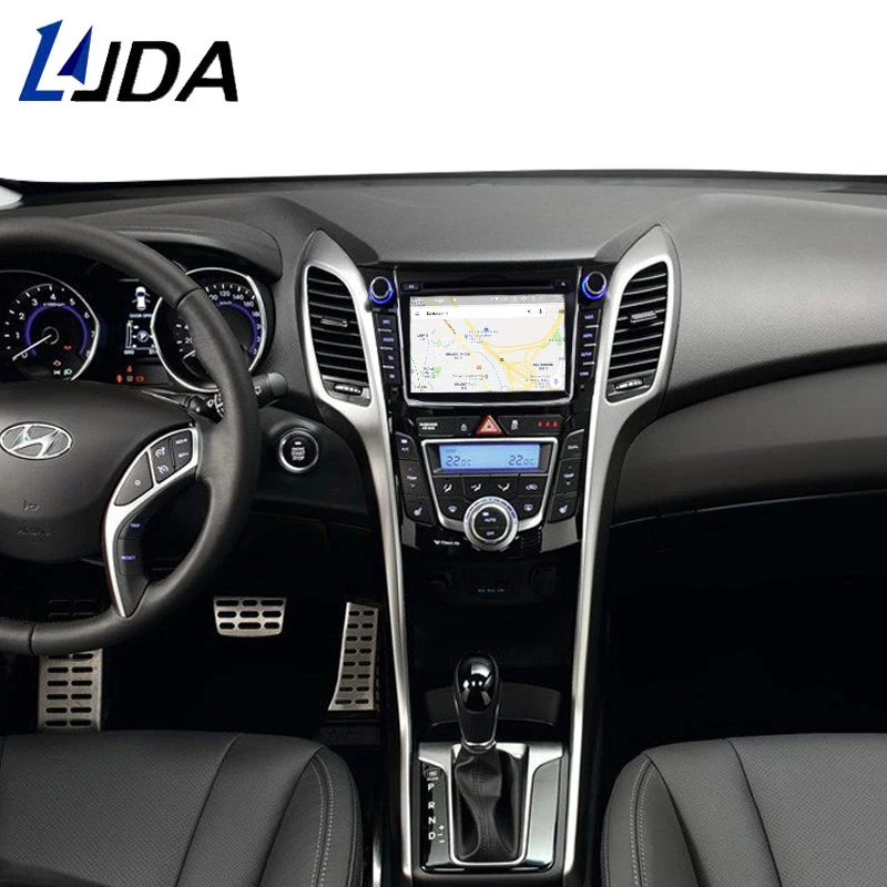 Автомобильный dvd плеер LJDA Android 10 0 для Hyundai I30 Elantra GT 2012 2013 2014 2015 2016 2 Din радио gps стерео