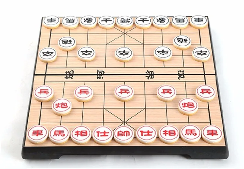 Chinese Chess Board Game Foldable Wooden 2 Player Board Games For Adults  Chinese Chess Xiangqi Travel Game Set With Wooden Chess - AliExpress