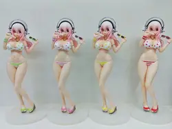 20 см японского аниме Рисунок Супер SONICO мороженое купальник ver фигурку Коллекционная модель игрушки для мальчиков