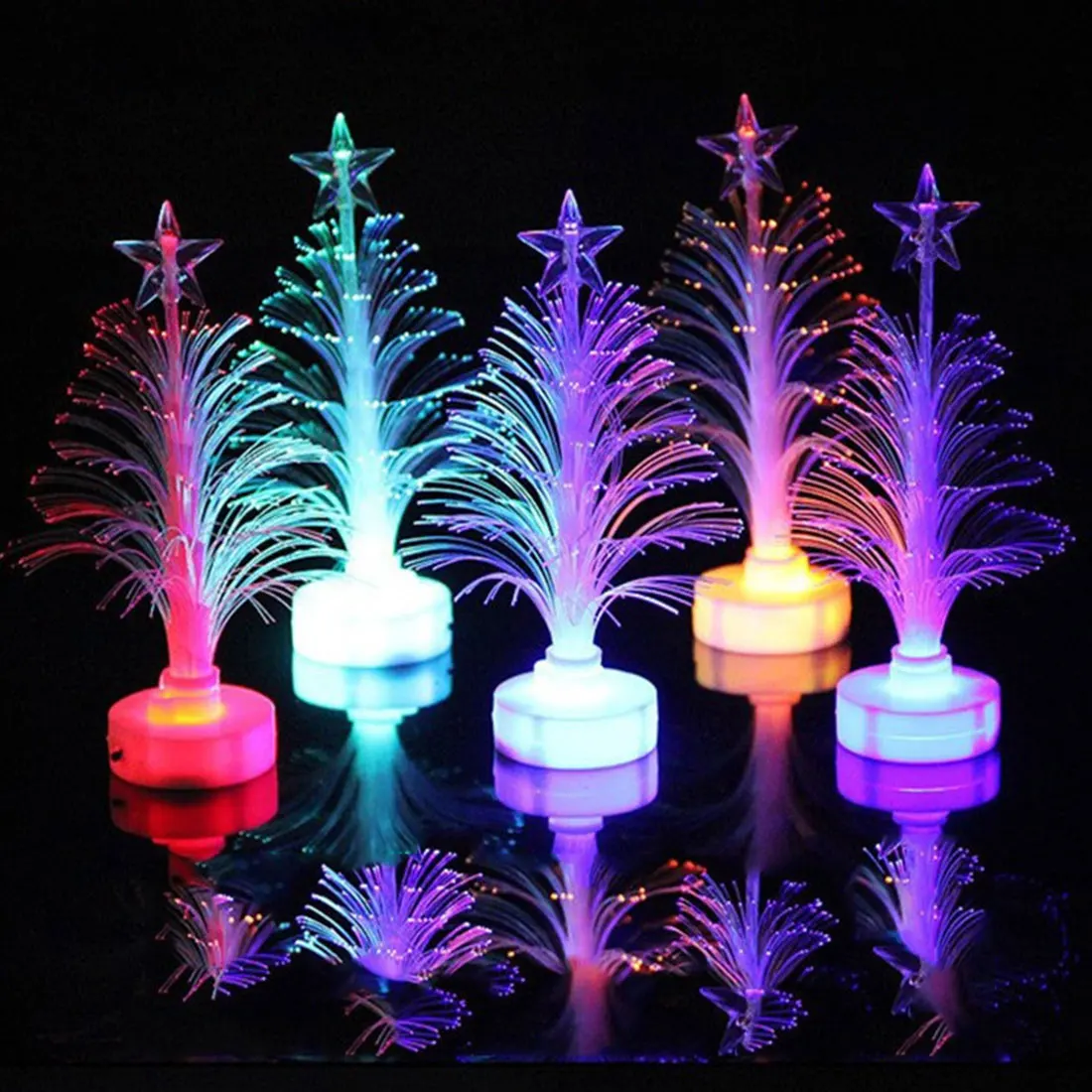 

Colorful Christmas Tree LED Light XMAS Night Lamp Decoration Home Table Party Decor Table Desk Night Lights