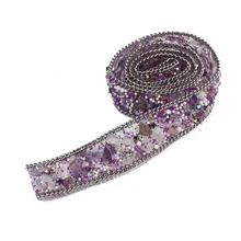 

2016 New High Grade Rhinestone Patches Gemstone Appliques Wedding Dress Belt DIY Accessories Patches for Cloth, Hat,Bag 2cm
