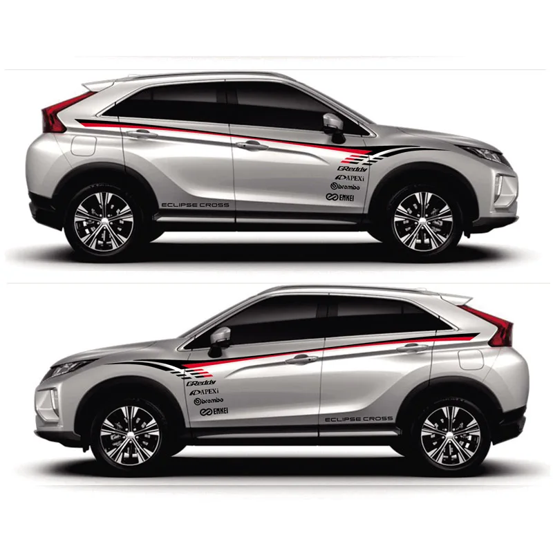 TAIYAO автомобильный стильный спортивный автомобильный стикер для Mitsubishi ECLIPSE CROSS Pajero Outlander Zinger Eclipse