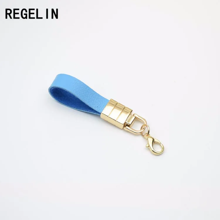 REGELIN золотые цветные кольца для ключей из искусственной кожи брелок
