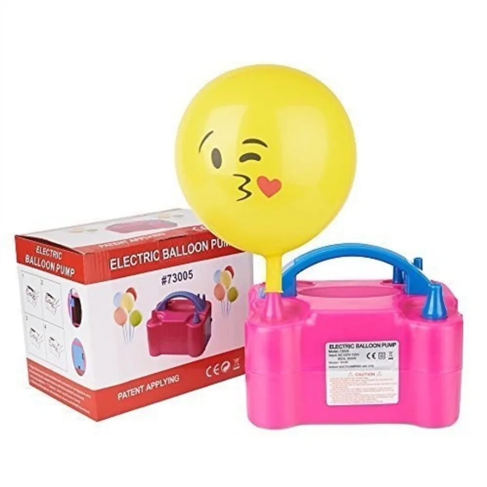 

AnQing 220V or 110V Double Hole AC Inflatable Electric Air Balloon Pump Electric Balloon Inflator Pump Portable Air Blower