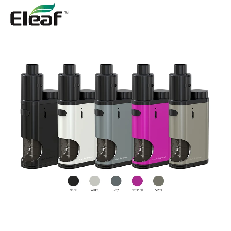 Electronic Cigarette Eleaf Pico Squeeze Vape Kit 50W Box Mod Suitabe for Coral Tank Atomizer E Vaporizer VS istick Pico