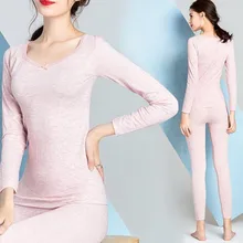 Термобелье женское термобелье Набор для дам хлопок зима осень весна женский сексуальный кальсоны Одежда Мода