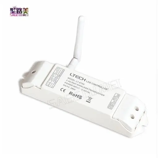 

LT-870S;DC5V-24V 2.4G wireless DMX512 transceiver;DMX512 signal input;DMX512 signal output Wireless Signal Transmission control
