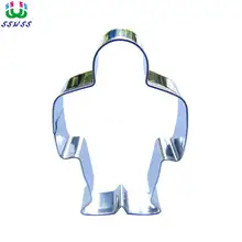 Взрослые мужчины форма Украшение Тортов мастикой резаки инструменты, мультфильм человек торт печенье выпечка печенья формы, прямые продажи