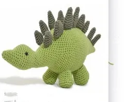 

crochet toys amigurumi rattle dinosaur model number w39