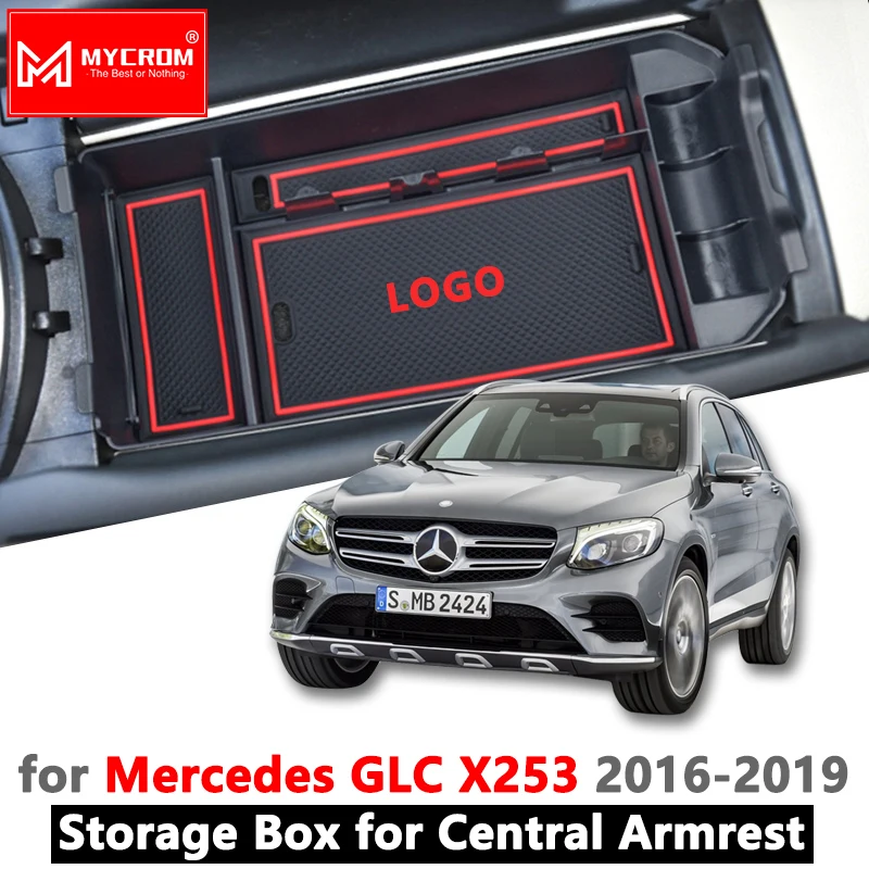 Подлокотник для Mercedes Benz GLC X253 Coupe 200 250 300 220d 250d 43 63 AMG 2016 2017 2018|Все уборки| |
