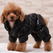 XS-2XLWinter warm Dog coat winter thick warm Pet clothes large dog jacket pet dog four feet warm clothing thick coat down jacket