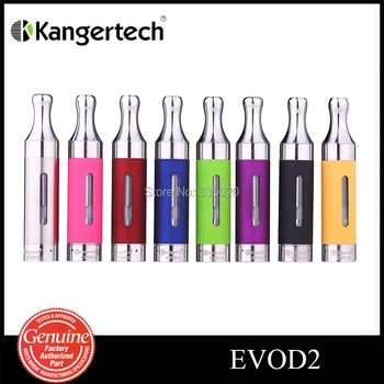 

Original Kanger EVOD2 Atomizer Replaceable 1.8ml EVOD 2 Pyrex Bottom Dual Coil Tank Atomizer for Electronic Cigarette 5pcs/lot