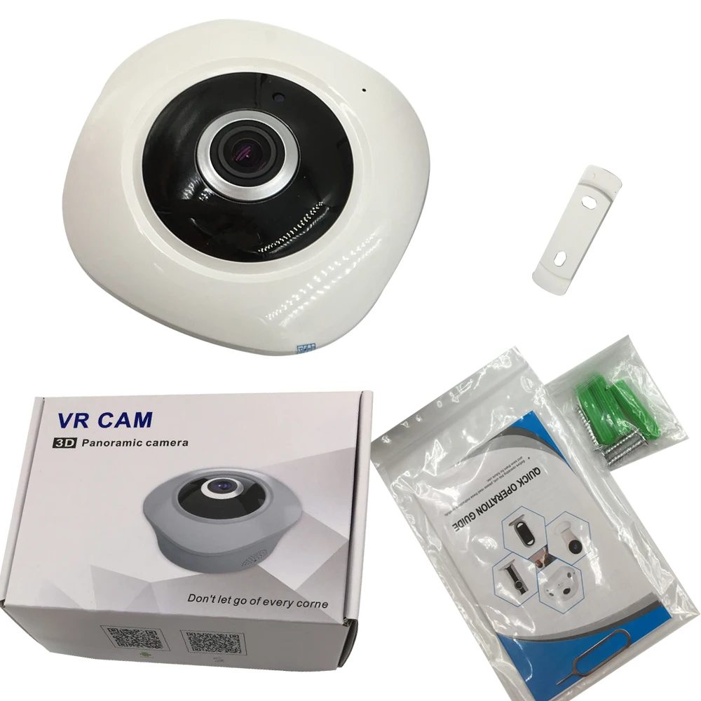 2MP 360 градусов панорамная широкоугольная Мини Cctv камера Смарт IPC Беспроводная ip