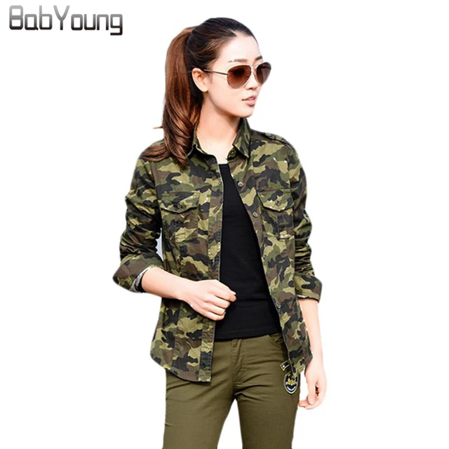 camisa militar chica
